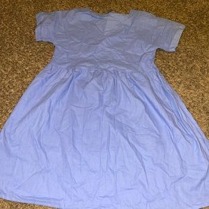 SHEIN Blue short sleeve Dress